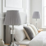 Kreatos Gümüş-Gri Çift Abajur