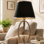 Gallen Gümüş Modern Abajur