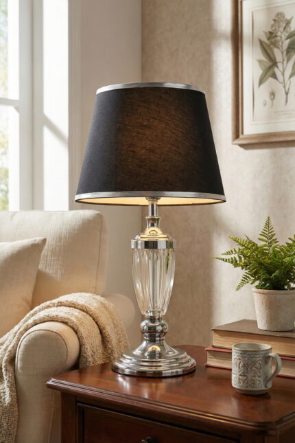 Jasmin Gümüş Abajur