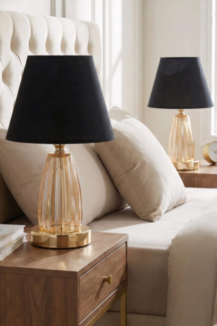 Kuba Gold - Siyah Abajur 2 Adet