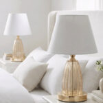 Kuba Gold - Beyaz Abajur 2 Adet