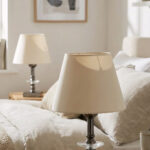 Galaxy Platin-Krem Abajur 2 Adet