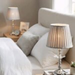 Venüs Gümüş-Gri Çift Abajur