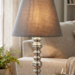 Zifin Gümüş-Gri Abajur