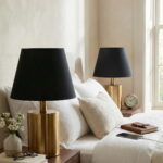 Samara Bronz-Siyah Çift Abajur