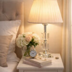 Akife Kristal-Krem Abajur