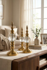 Burcu Bronz Kristal Aksesuar 3lü