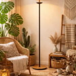 Havai Ahşap-Siyah Kaplamalı Lambader