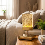 Ledli Gold Masa Lambası