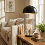 Ekvator Gümüş Masa Lambası