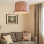 Pudra Pembe Kadife Avize