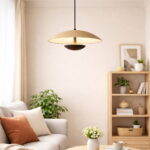 Havai Ahşap Kaplamalı Sarkıt Avize