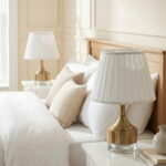 Parma Bronz-Beyaz Çift Abajur