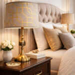 Jamal Bronz - Gri Çift Abajur