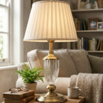 Jasmin Eskitme-Beyaz Abajur